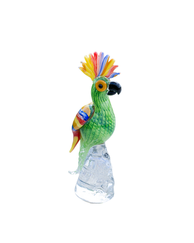 Parrot cacatua green & colored big