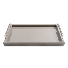 Large Grey Lacquered tray