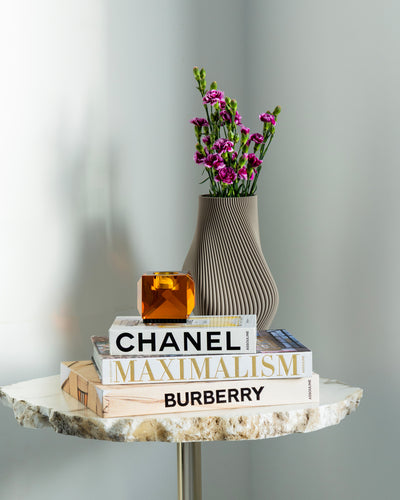Ophelia Tealight Holder Amber