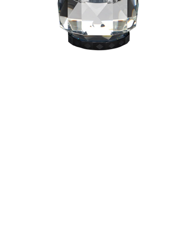 Texas Tealight Holder Clear Black