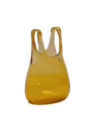 Glass Bag in Light yellow Small