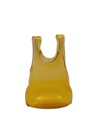 Glass Bag in Light yellow Small