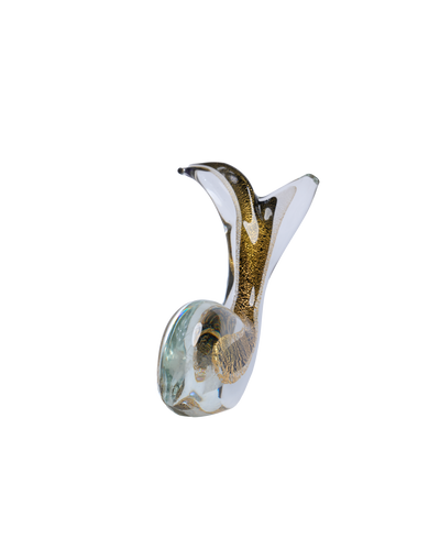 Opulent Wave Fish Sculpture
