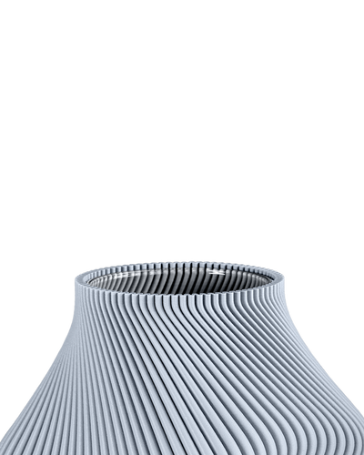 Bloz Vase in Faded Denim 14 cm