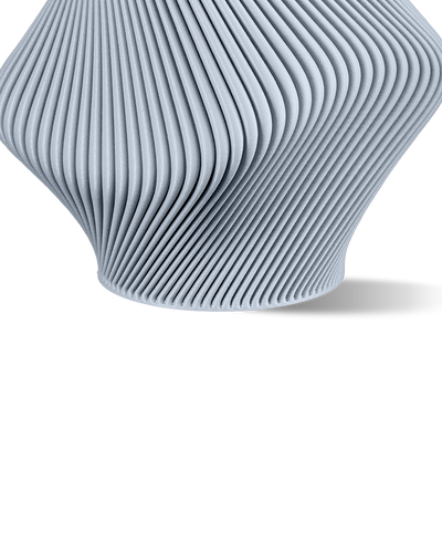 Bloz Vase in Faded Denim 14 cm