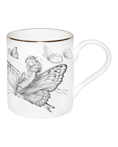 Alice in Wonderland Alice Riding Butterflies Majestic Mug