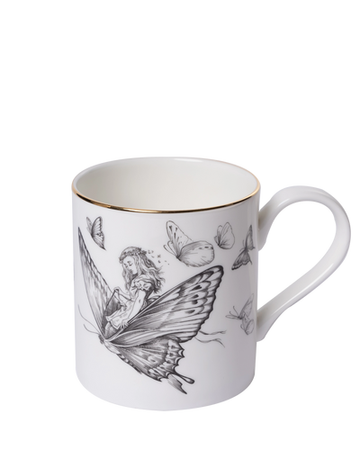 Alice in Wonderland Alice Riding Butterflies Majestic Mug