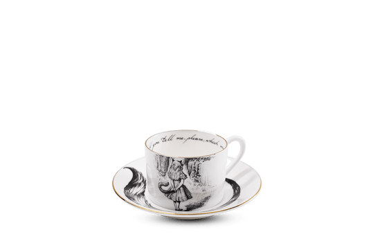 Alice In Wonderland Tea for One & saucer - Maison SIA