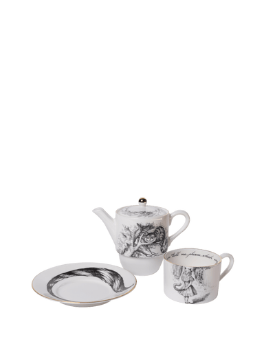 Alice In Wonderland Tea for One & saucer