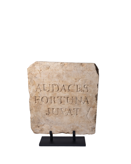 Audaces Fortuna Juvat Stele - Maison SIA