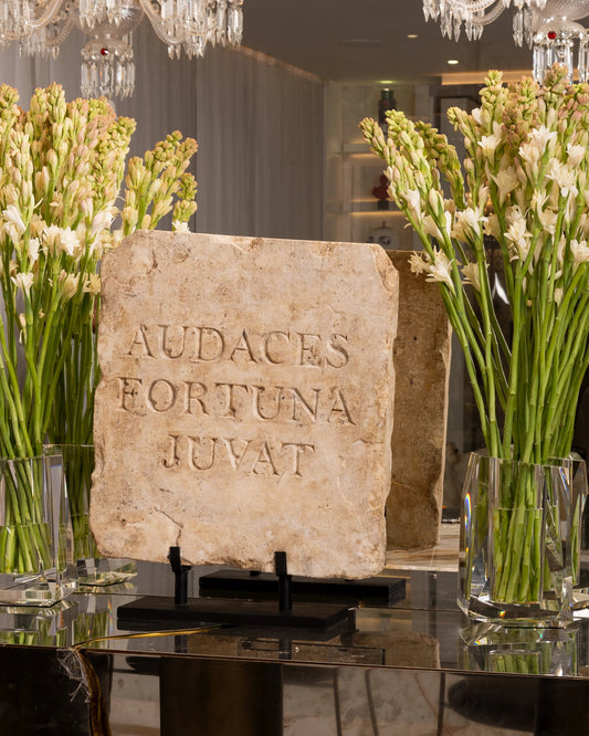 Audaces Fortuna Juvat Stele - Maison SIA