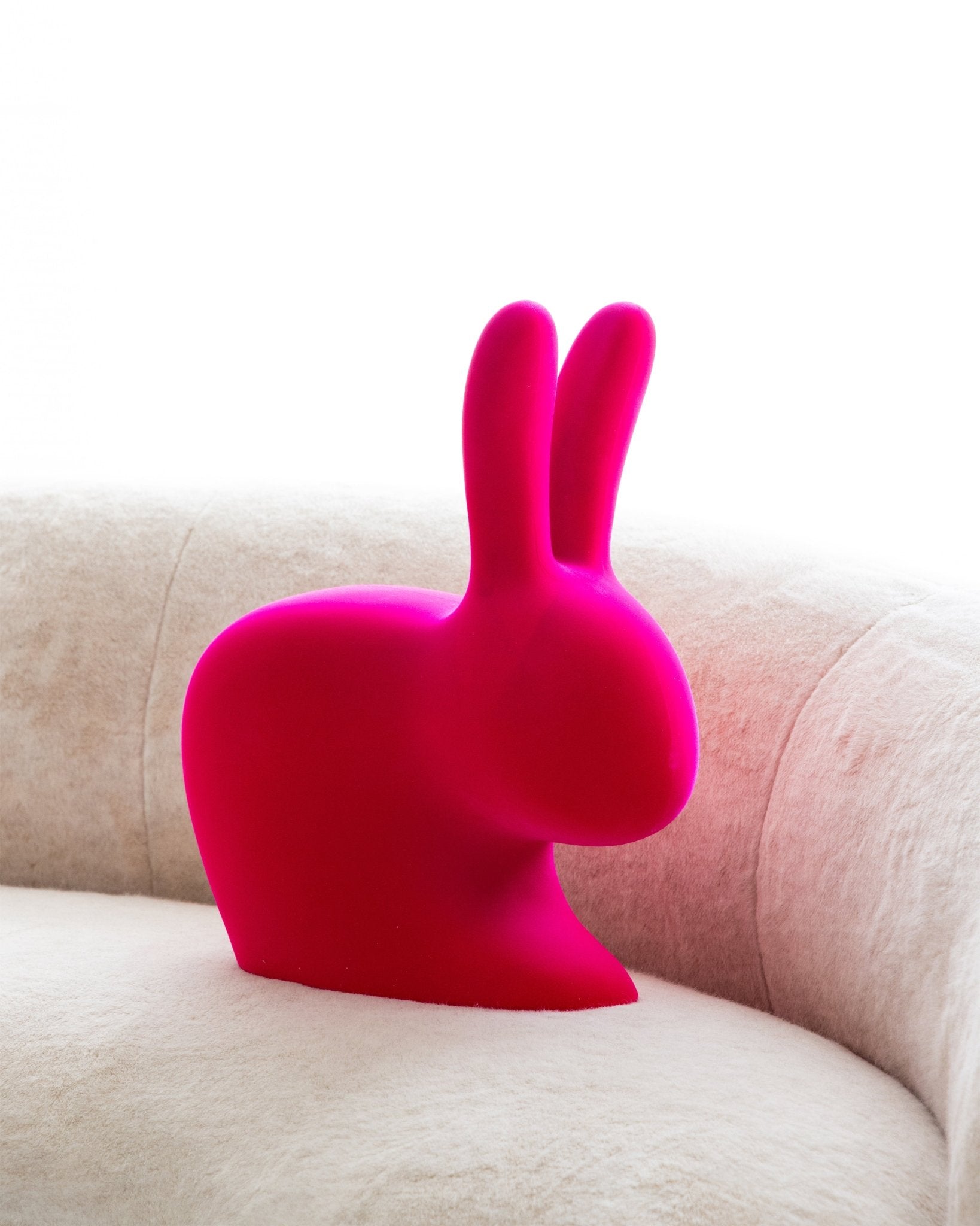 Acquire 1 Qeeboo-Baby Flock Rabbit Chair in Fuchsia Prestigiously ...