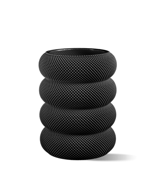 Beygl Vase in Charcoal 14 cm - Maison SIA