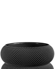Beygl Vase in Charcoal 14 cm