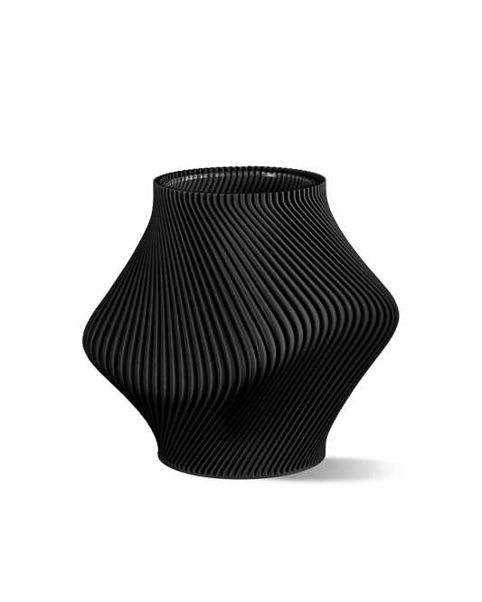 Bloz Vase in Charcoal 14 cm - Maison SIA