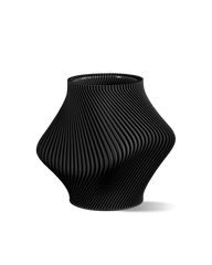 Bloz Vase in Charcoal 14 cm