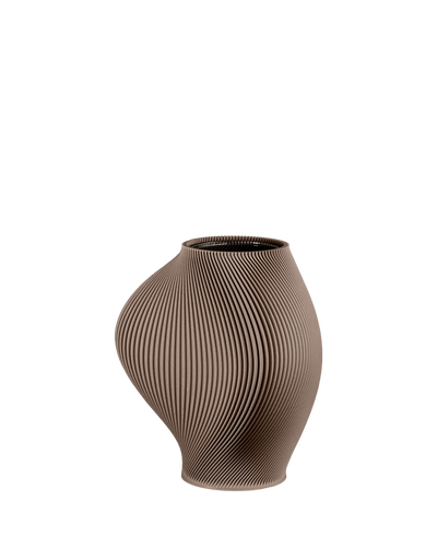 Bloz Vase in Deep Taupe (165g)