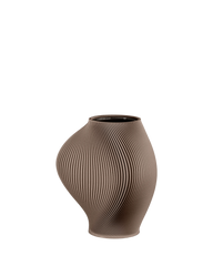 Bloz Vase in Deep Taupe (165g)