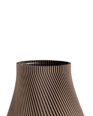 Bloz Vase in Deep Taupe 30 cm