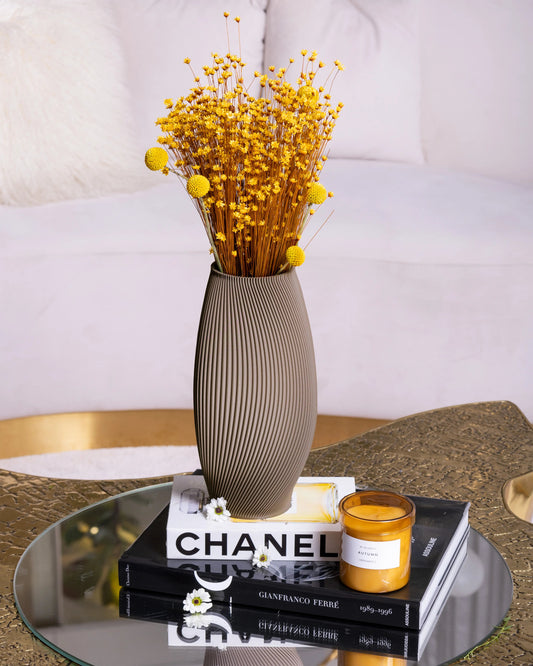 Bloz Vase in Deep taupe - Maison SIA