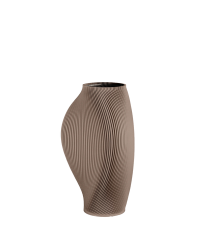 Bloz Vase in Deep taupe