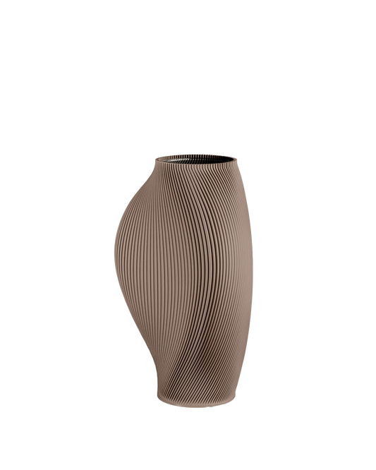 Bloz Vase in Deep taupe - Maison SIA