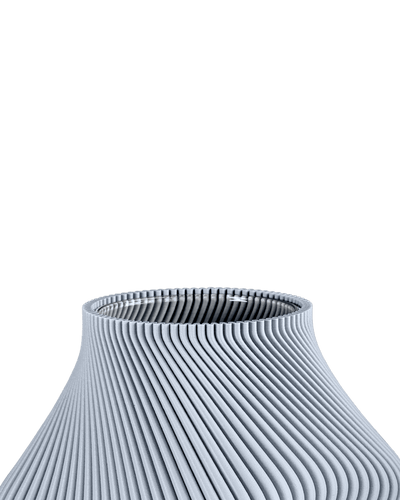 Bloz Vase in Faded Denim 14 cm