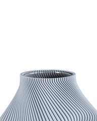 Bloz Vase in Faded Denim 14 cm