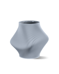 Bloz Vase in Faded Denim 14 cm