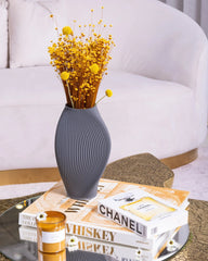 Bloz Vase in Graphite