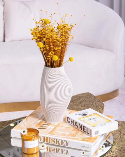 Bloz Vase in Lark beige