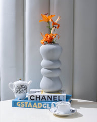 Bobe Vase in Cool Grey 30 cm