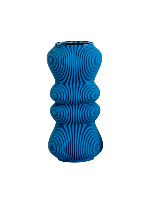 Bobe Vase in Mosaic Blue 30 cm - Maison SIA