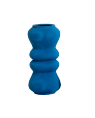 Bobe Vase in Mosaic Blue 30 cm