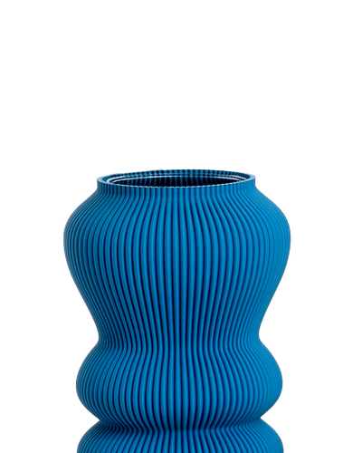 Bobe Vase in Mosaic Blue 30 cm