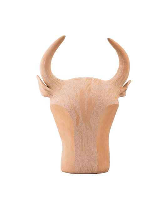 Bull Head to Pose in Beige - Maison SIA