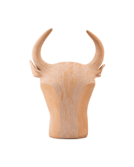 Bull Head to Pose in Beige