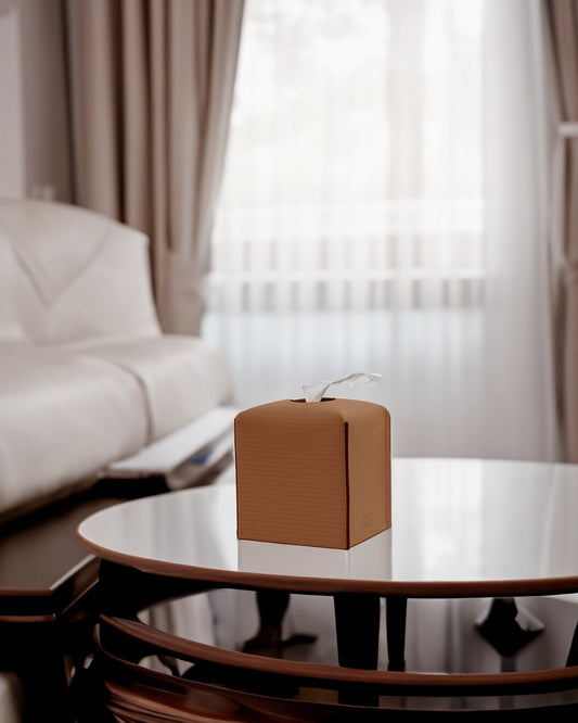 Camel Square Tissue Box - Maison SIA