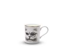 Cat Monocle Mestic Mug