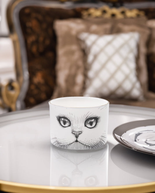 Cat Monocle Sugar Bowl - Maison SIA