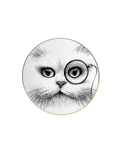 Cat Monocle Supersize Plate