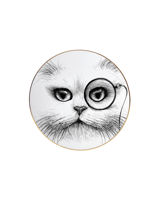 Cat Monocle Supersize Plate - Maison SIA