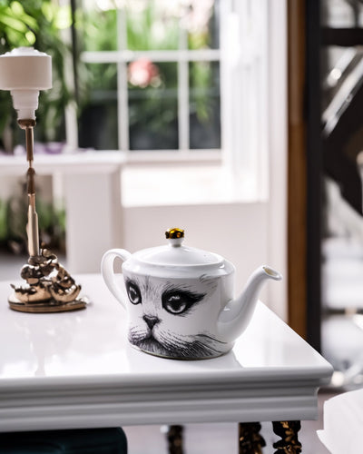 Cat Monocle Teapot