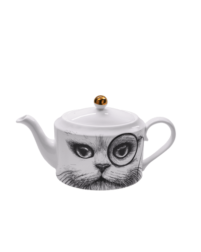 Cat Monocle Teapot