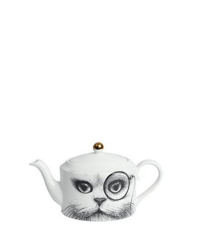 Cat Monocle Teapot