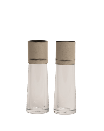 CilIndro big salt and pepper shaker set In Cream