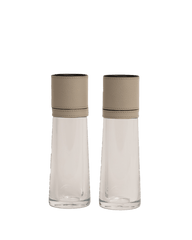 CilIndro big salt and pepper shaker set In Cream