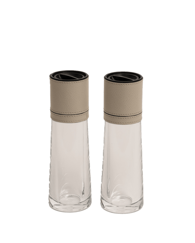 CilIndro big salt and pepper shaker set In Cream