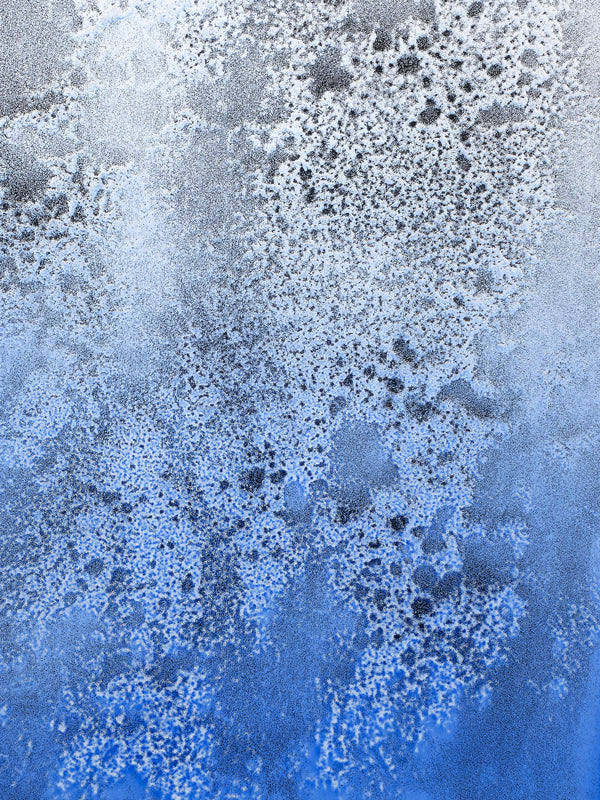 COBALT BLUE GRADIENT PARTIALLY SILVERED