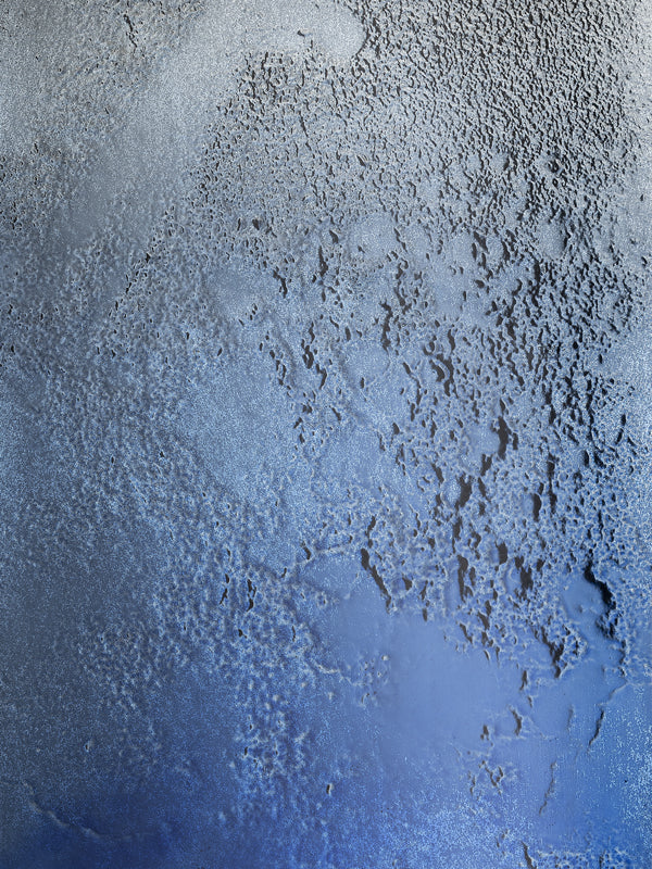 COBALT BLUE GRADIENT SILVERED WITH MEDIUM ANTIQUE FINISH